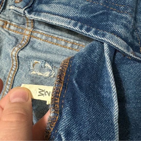 Zara Denim Size 2 Mid Rise Straight Leg - Picture 4 of 7